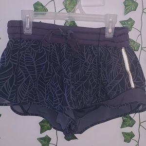 Lululemon running shorts deep bluish purple size 6